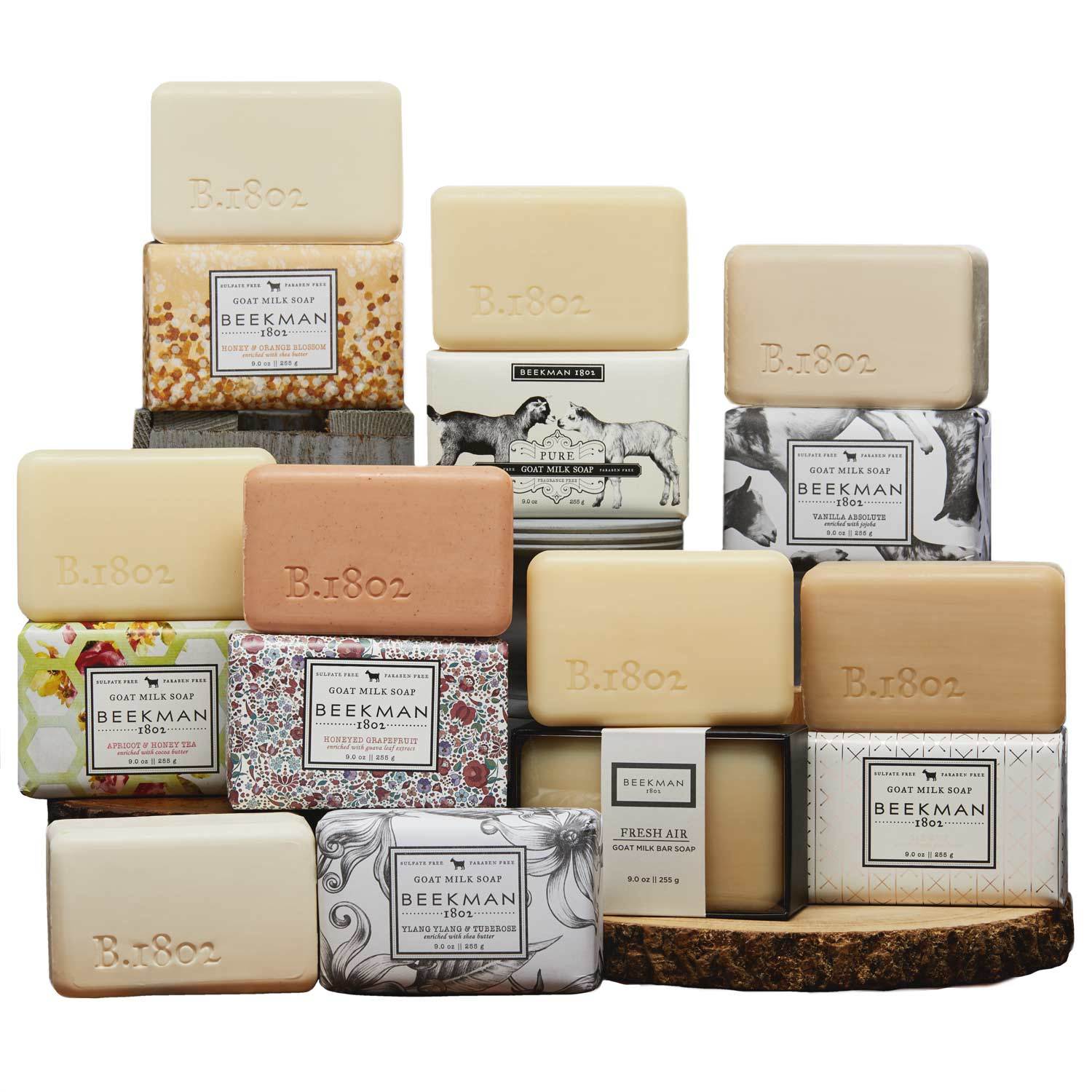 Beekman 1802 13piece Goat Milk Soap Bar Gift Set AutoShip 