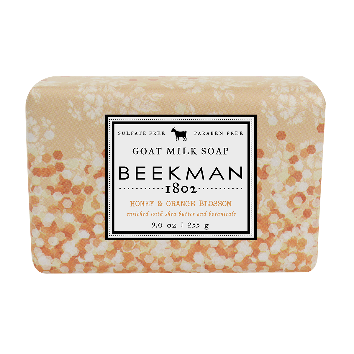 Honey & Orange Blossom Goat Milk Bar Soap 9 oz