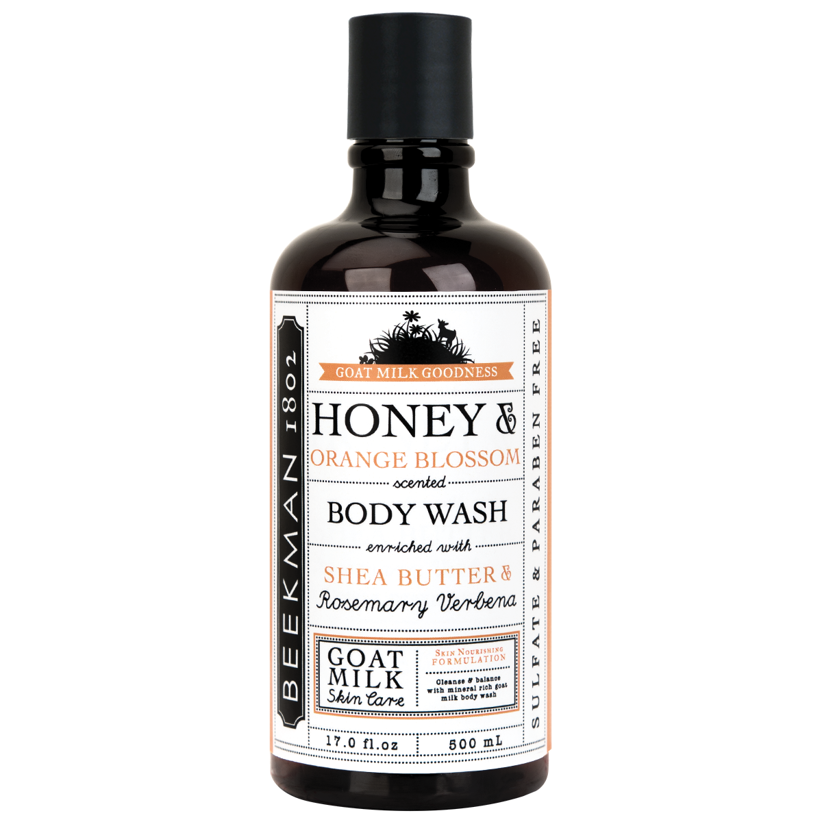 Honey & Orange Blossom Farm-to-Skin Body Wash 17 oz