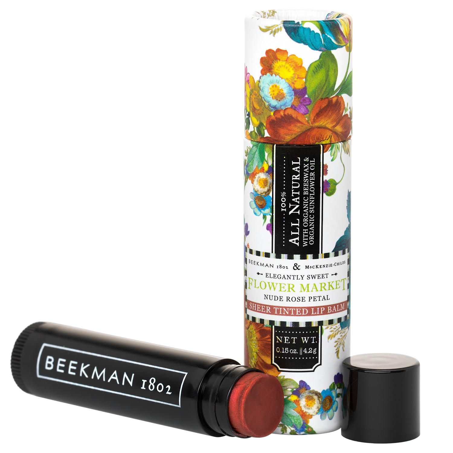 B. 1802 & MacKenzie-Childs Flower Market Lip Balm