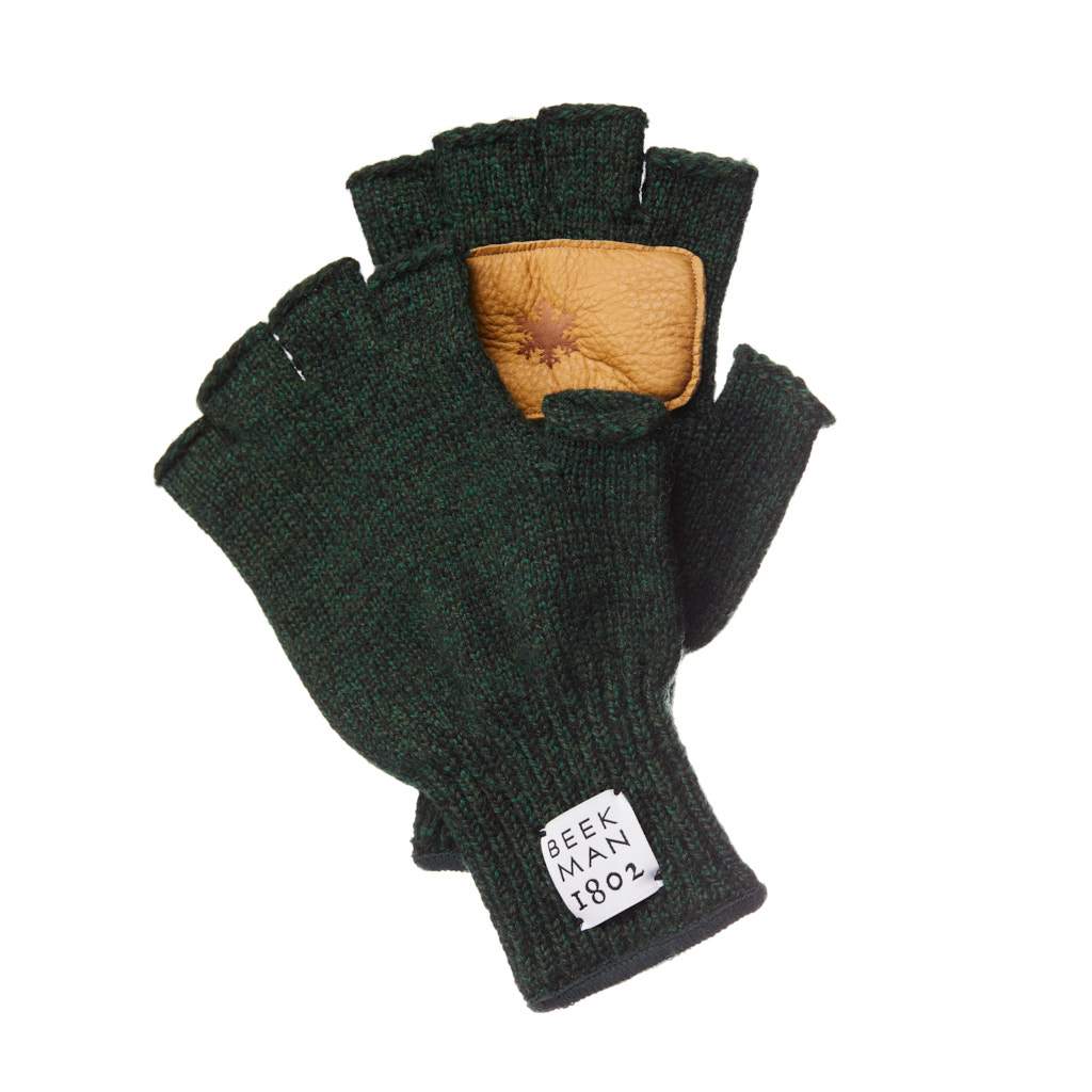 Ragg Wool Fingerless Gloves