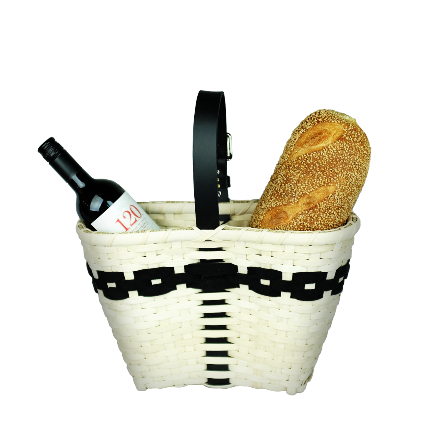 Handwoven Wine & Picnic Caddy