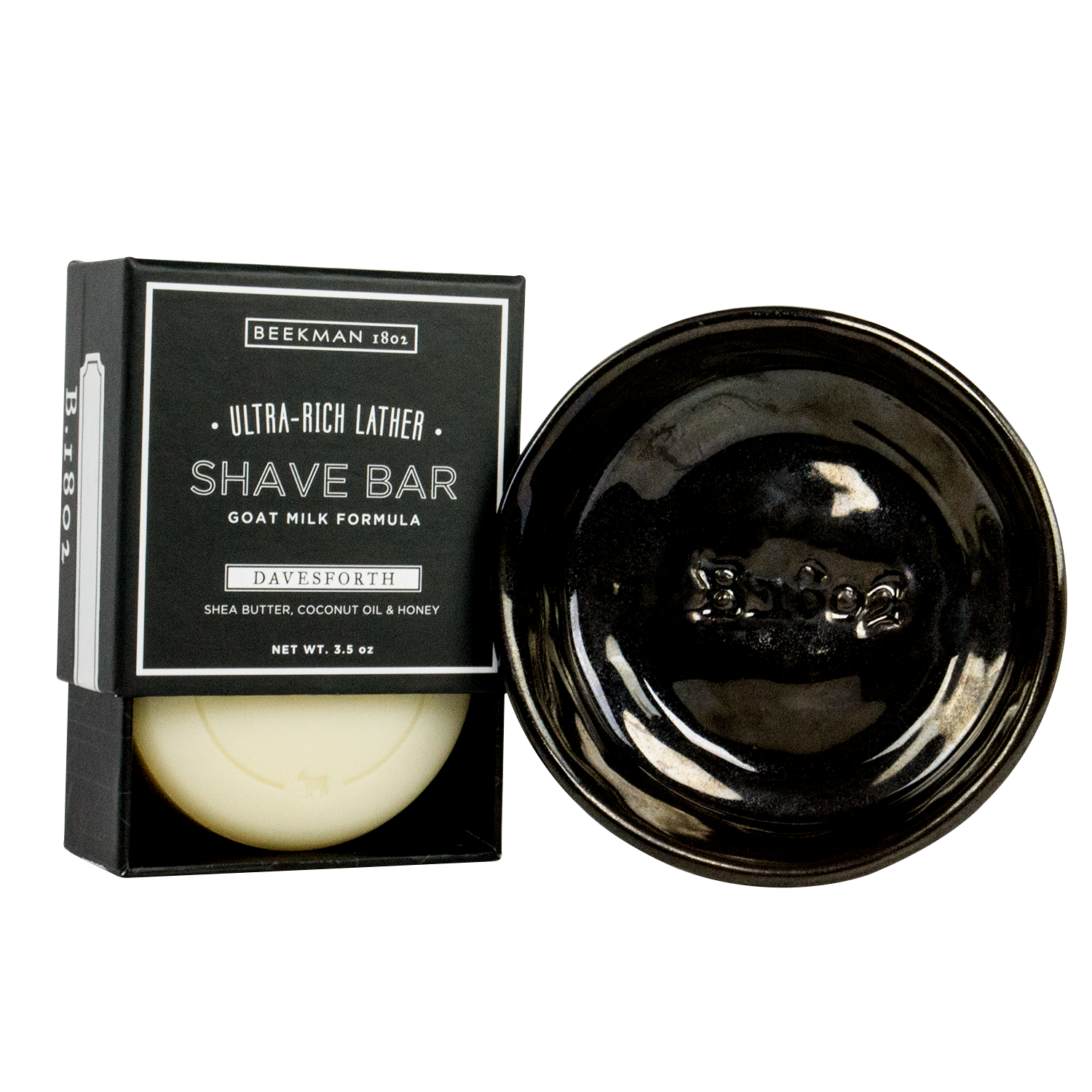 Davesforth Shave Bar + Handmade Ceramic Soap Dish