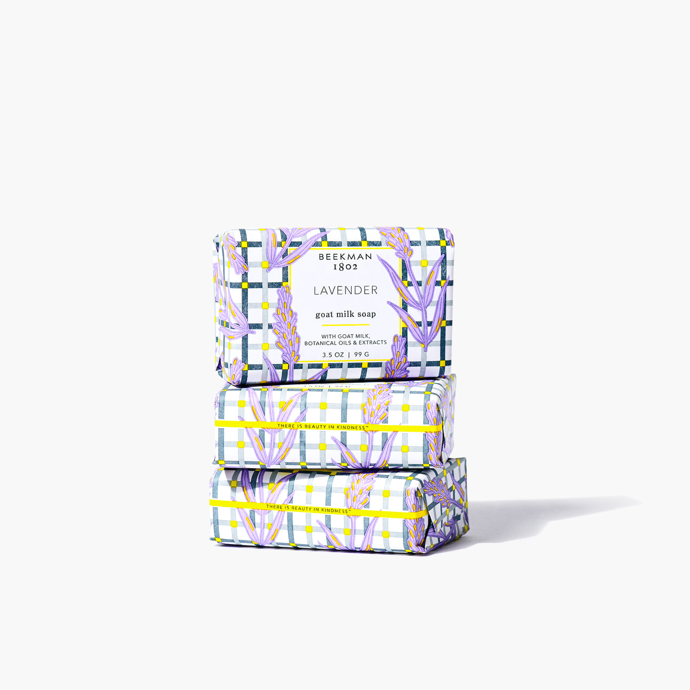 Lavender 3-Pack Palm-Sized Bar Soap Set