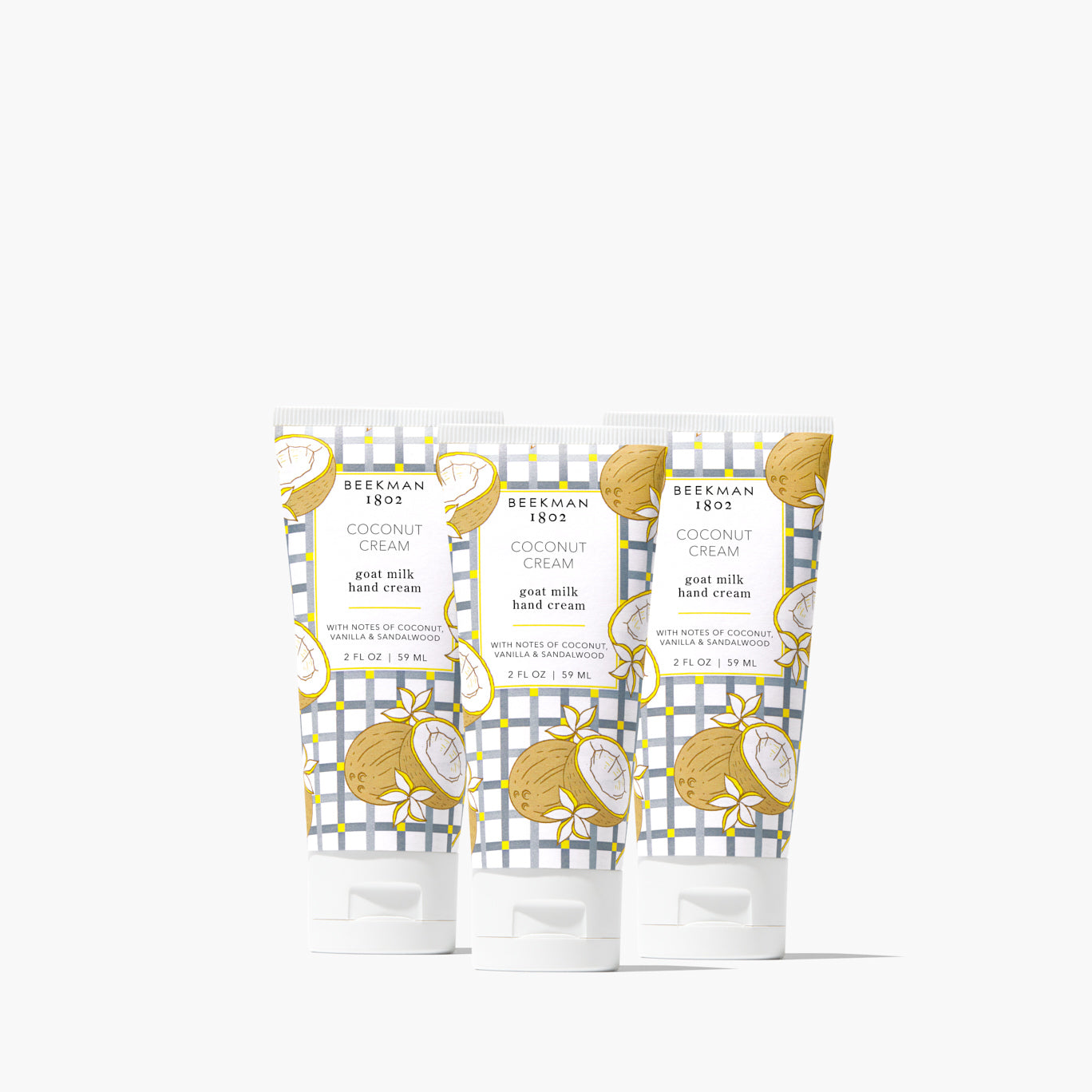 Coconut Cream Mini Hand Cream Set of 3