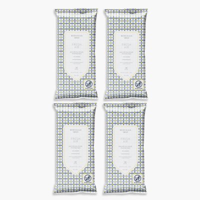 Fresh Air Face Wipes Set of 4