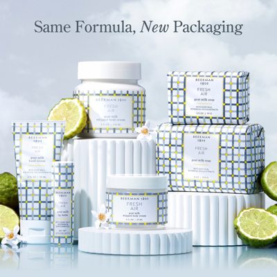 Fresh Air Hand & Body Wash and Lotion Caddy Set