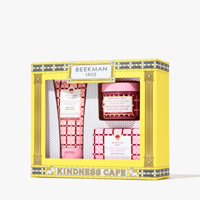 White Chocolate Strawberry Kindness Cafe Bodycare Trio