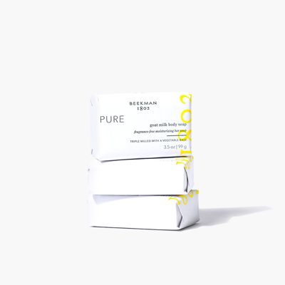 Pure (Fragrance Free) 3-Pack Palm-Sized Bar Soap Set