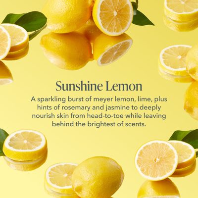 Sunshine Lemon Kindness Cafe Bodycare Trio