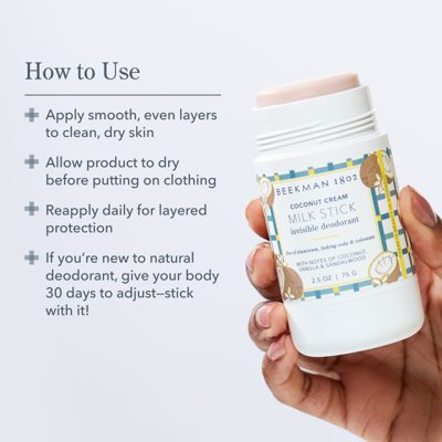 Milk Stick All-Day Odor Protection Invisible Deodorant