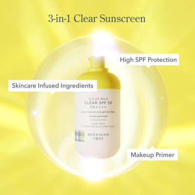 Solar Milk Clear SPF 50 PA Sunscreen Gel for Face